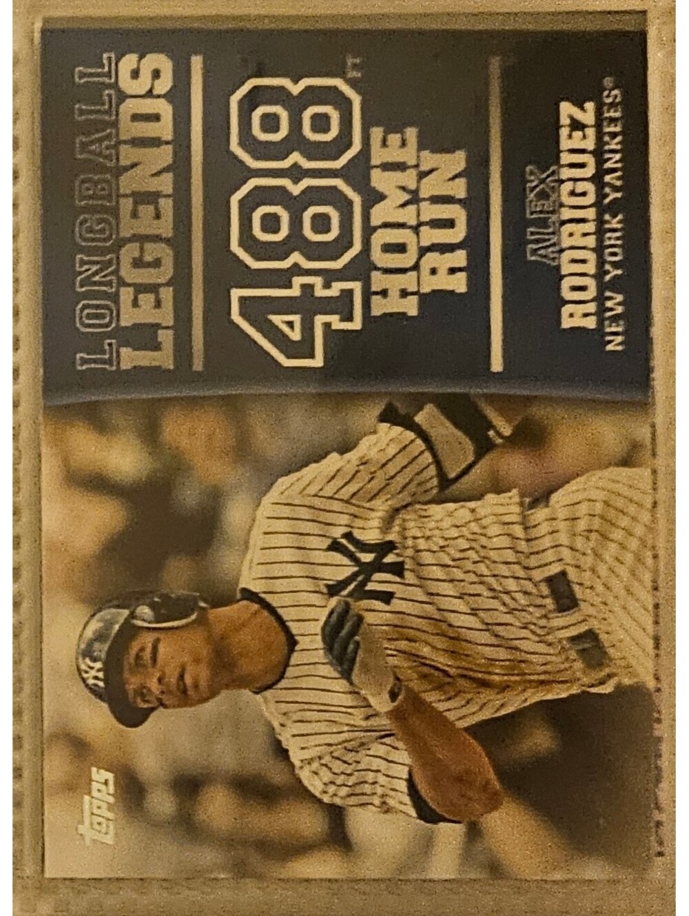 2018 Topps Longball Legends LL-24 Alex Rodriguez New York Yankees